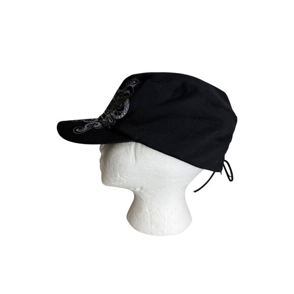 Harley Davidson Black Embroidered Lace Back Hat - Picture 5 of 7